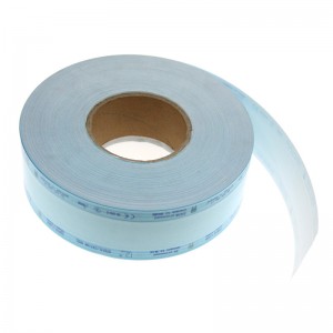 Good stability Medical 200 meter disposable sterilization flat roll/reel for steam and eo gas sterilization
