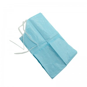 3ply Dental disposable patient paper towel plastic back kids apron dental bibs