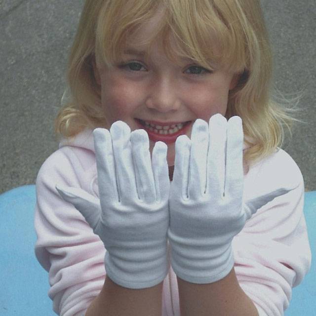 childrens white cotton gloves for eczema