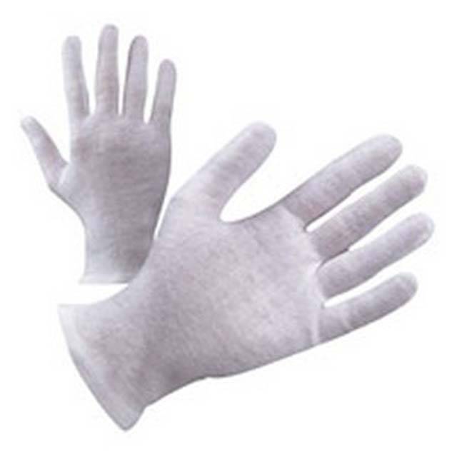 Cheap Hand Funeral Parade Ceremony Eczema White Cotton Gloves