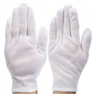 Made in China Wholesale Safety Gloves Work Gloves White Cotton Gloves in Stock for Ceremony and Industry