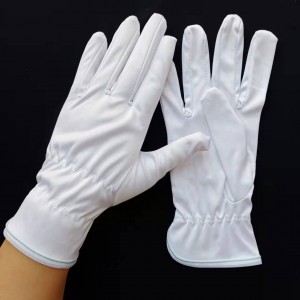 80% Polyester and 20% Nylon Microfiber Dust Free Gloves for Cleaning