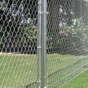 Galvanized / PVC Coated Chain Link Wire Mesh Fence