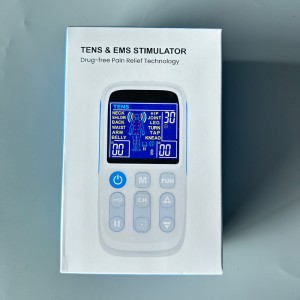 0-40 Levels TENS & EMS Stimulator With 4 Channels Massage For Pain Relief
