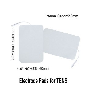 Rectangle TENS Pad Placement For Lower Back Pain