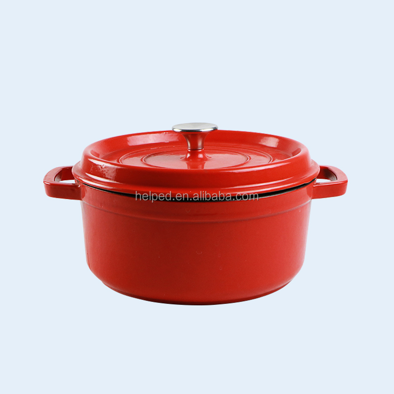 اعلي معيار کاسٽ آئرن رنگا رنگ enamel casserole برتن stewpot