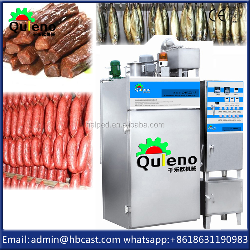 panas QULENO listrik barbecue grill smokehouse pikeun lauk