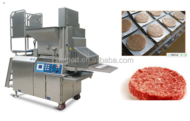 máquina de formación de hamburguesas máquina de carne de hamburguesas