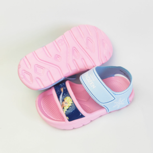 2022 Enfants EVA Sandales Forzen Pvc Patch Chaussures Supérieures