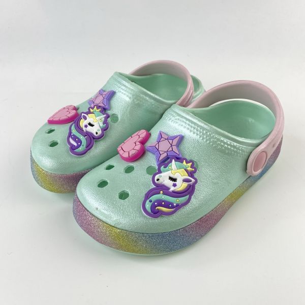 children clogs QL-981  smart  cartoon pearly-lustre Featured Image