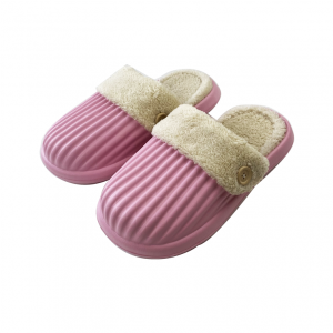 남녀공용 겨울 면 슬리퍼 -따뜻한 신발 QL-0415L