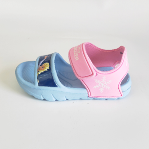2022 Enfants EVA Sandales Forzen Pvc Patch Chaussures Supérieures