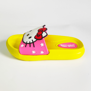 2022 Çocuk EVA Terlik Hello Kitty Kauçuk Üst Ayakkabı