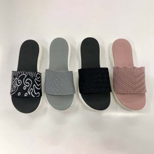 China Best Ladies Flat Sandals Manufacturers Suppliers - casual lady slipper QL-1917 textile  – Qundeli