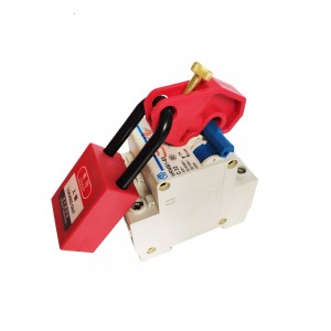 Electrical Circuit Breaker Lockout Loto Devices Qvand M-K05 Tag Out Electrical Mcb Lock