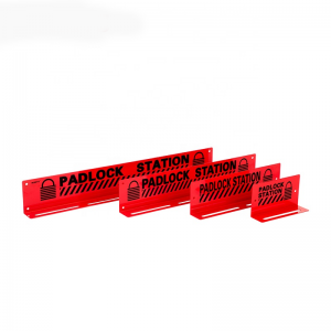 Padlocks කළමනාකරණය සඳහා Wallmounted Group Lockout Padlock Metal Station