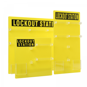 Combinación 10 bloqueos de bloqueo de seguridade Loto Station Board Qvand Kits de bloqueo de parede