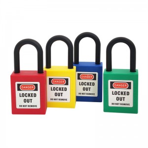 Lockout Tagout Nhà sản xuất khóa móc an toàn QVAND N-G38 Còng nylon