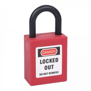 Loto Sicherheits-Nylon-Vorhängeschloss QVAND M-N25 Vorhängeschloss mit Schlüssel