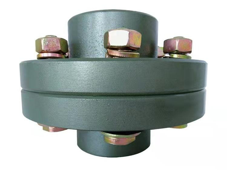 FCL type flexible sleeve column pin coupling is characterized by simple structure