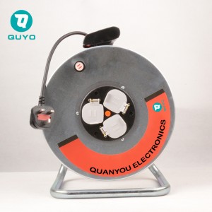 China OEM Heavy Duty Retractable Extension Cord Reel Service –  Mobile Retractable Cable Reel Retractable   SK-DXW12 Series Cable Reel  – Quanyou Electric