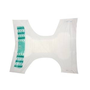 Breathable Comfort Ultra Thin Pe Film Hospital Sample Pack Disposable Adult Diaper Chinese Supplier