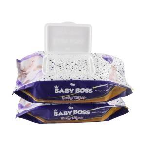 Kotak Plastik Dispenser Wet Wipes Tersuai Tisu basah bayi yang dibalut secara individu