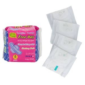 Disposable Ultra Thin Anion Chip Women Sanitary Napkins Manufacture in China