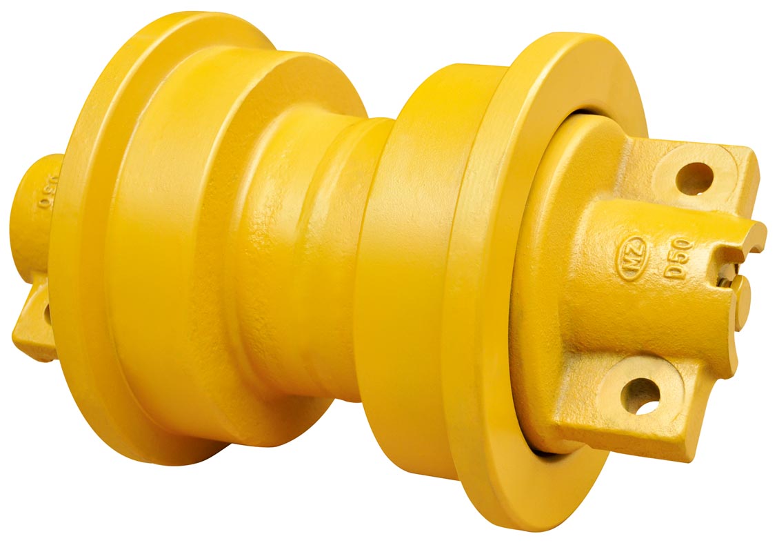 How are the high quality track rollers for paver forged?