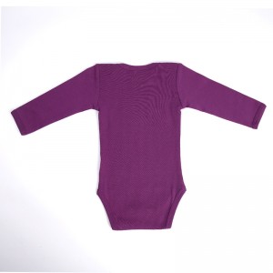 Fabrică de haine pentru bebeluși Vânzare directă Salopetă pentru sugari de calitate Body pentru bebeluși cu mânecă lungă 3
