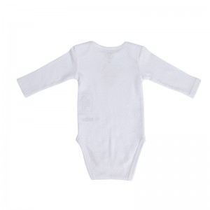Ubrania dla dzieci Factory Direct Sale Jakość Kombinezon dla niemowląt Body niemowlęce z długim rękawem 5
