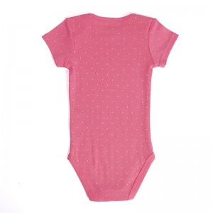 Venda directa de fábrica de roupa de bebé Mono infantil de calidade Corpo de bebé con manga curta 2