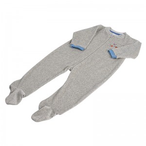 Babytøj fabriksdirekte salg Kvalitet spædbørn Jumpsuit Baby Romper med fødder 1