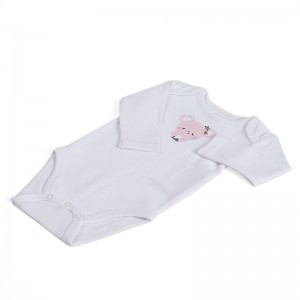 Ubrania dla dzieci Factory Direct Sale Jakość Kombinezon dla niemowląt Body niemowlęce z długim rękawem 5