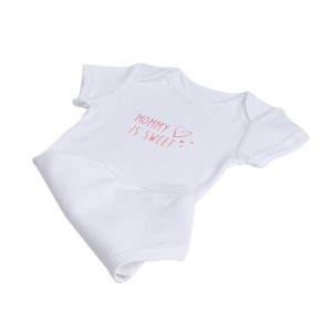 Babyklær Fabrikkdirektesalg Kvalitet Spedbarn Jumpsuit Babykropp med korte ermer 4