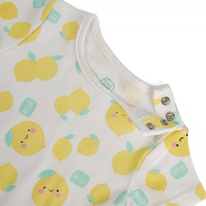 Фабрика за бебешка облека Директна продажба Квалитетен комбинезон за доенчиња Бебешко тело со кратки ракави 3