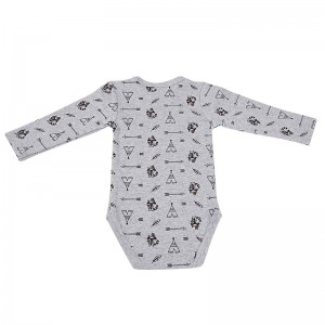 Детская одежда Прямая продажа с фабрики Качественный комбинезон для младенцев Детское боди с длинными рукавами 8