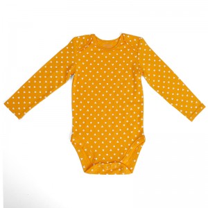 Fabrică de haine pentru bebeluși Vânzare directă Salopetă pentru sugari de calitate Corp pentru bebeluși cu mânecă lungă 1