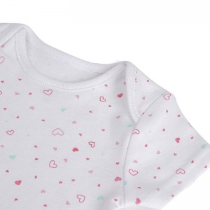 Fabrică de haine pentru bebeluși Vânzare directă Salopetă pentru bebeluși de calitate Corp pentru bebeluși cu mânecă scurtă