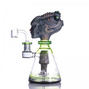 8.66 inch Glass Novelty Bong Water Pipe