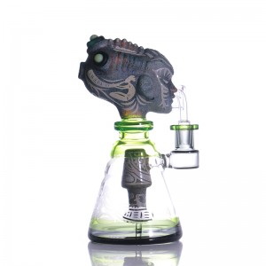8.66 inch Glass Novelty Bong Water Pipe