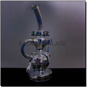 Fumed Arcus Electroplated Recycler Vitri Bong