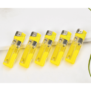 Fuda Transparent Plastic Open Flame Lighter Արտադրող Մեծածախ առևտուր Փոքր և շարժական մեկանգամյա օգտագործման էլեկտրոնային կրակայրիչներ լուսավորությամբ