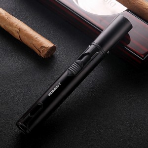 Baicheng מוצר חדש עמיד לרוח סיגר מצית אקדח ריסוס מיוחד טעינה ישירה מצית חיצוני נייד סיטונאי