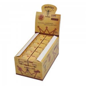 Mbajtëse cigaresh njëpërdorimshme origjinale 7mm HORRNET Filtri kafe Maja e filtrit Një kuti me 120 kokrra Shitje me shumicë