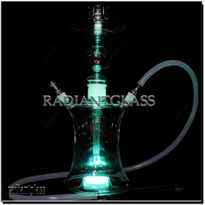 21 inch Arabische waterpijp Volledige set bar-shisha in Midden-Oosterse stijl met lichte glazen waterpijpaccessoires