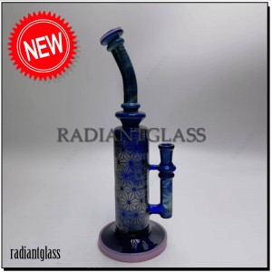 New Arrival Hookah Glass Bong Bent Neck Shisha Dab Rig Grossist