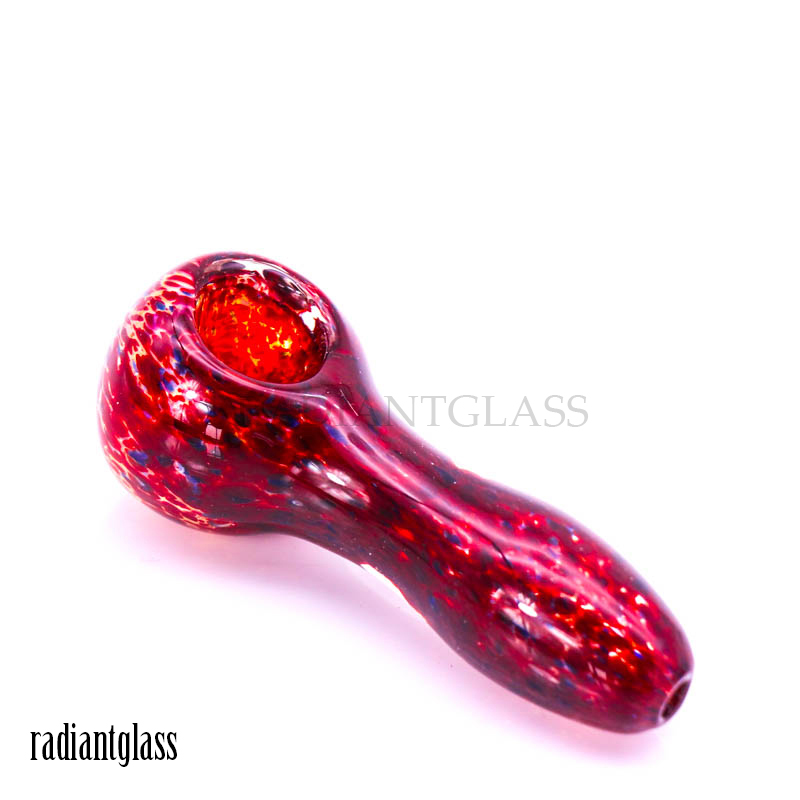 4 Inches Glass Hand Pipe Colorful Hookah foar Spoon Pipes Tobacco