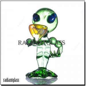 6 Inches Glass Tube Dab Rig Pipe Hand Pipes