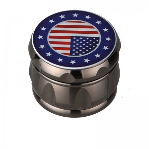 Ambongadiny Tabacco Grinder American Flags Herbs Crusher mpamatsy